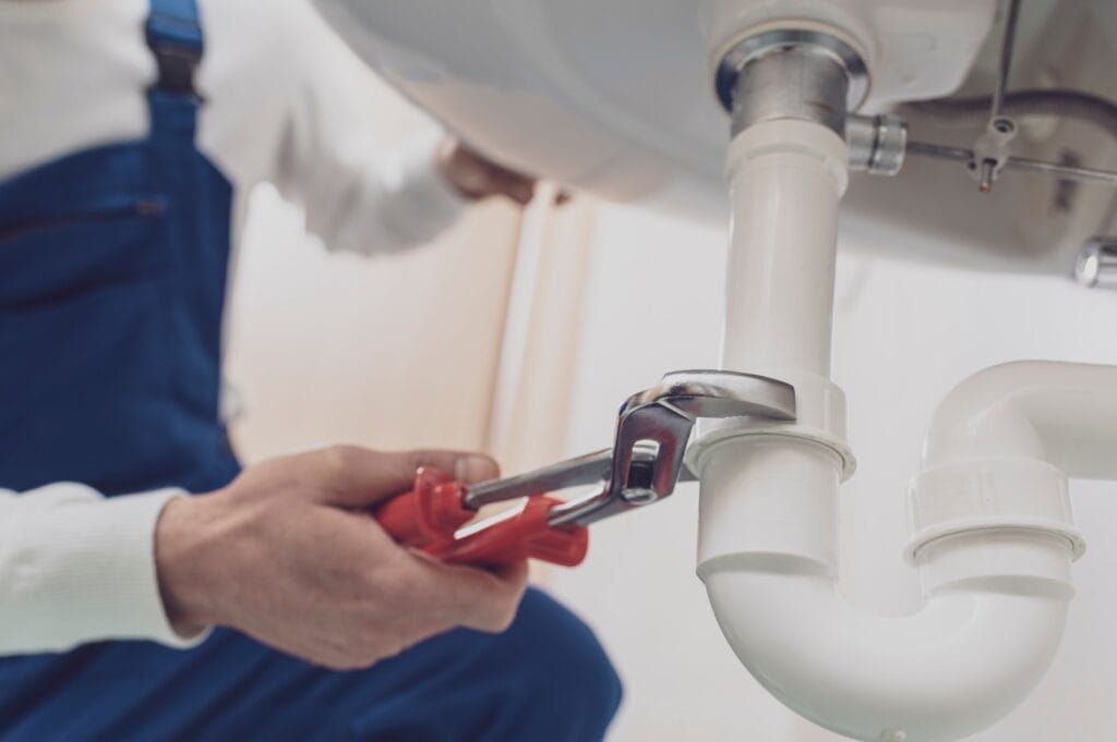 Under sink drain pipe repair service in Monterey, California