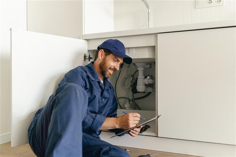 Local Monterey, California plumber inspecting residential plumbing system